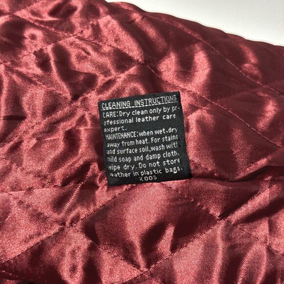 VTG Members Only Insulated Black Soft Leather Long Jacket Men’s Size Large - Picture 13 of 13